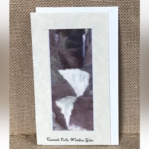 Other - Bookmark Note Card Dory Romanowski Art Cascade Falls Watkins Glen Framable